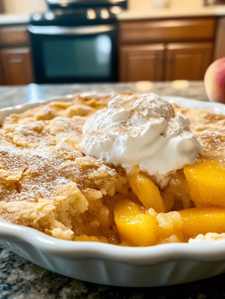 When it comes to Southern cuisine, few desserts evoke the same nostalgia and warmth as classic peach cobbler. This delightful dish has deep roots in the Southern United States, where it has been enjoyed for generations as a staple at family gatherings, church potlucks, and festive celebrations. The history of peach cobbler is as rich as its flavor; it is believed to have evolved from fruit cobblers brought by early settlers who adapted their European baking techniques to include the bountiful peaches found in the South.