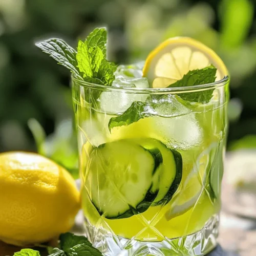 Cucumber lemonade stands out as a hydrating beverage that not only satisfies your thirst but also invigorates your senses. The combination of cucumber and lemon creates a balance of flavors that is both refreshing and revitalizing. Cucumber is primarily composed of water, which makes it an excellent ingredient for hydration. When paired with the bright citrus notes of lemon, you get a drink that is not only delicious but also incredibly refreshing.