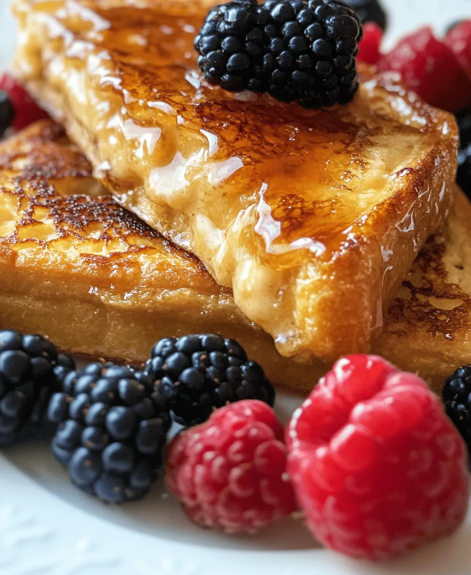 Imagine waking up to the tantalizing aroma of freshly baked French toast, infused with the rich and creamy essence of classic crème brûlée. This Overnight Crème Brûlée French Toast marries two beloved culinary worlds: the indulgent dessert of crème brûlée and the comforting breakfast staple of French toast. It’s a delightful way to elevate your morning routine, transforming an ordinary breakfast into a luxurious affair. The beauty of this recipe lies not only in its exquisite flavor but also in its practicality; it allows for overnight preparation, making it perfect for busy mornings or special brunch gatherings.
