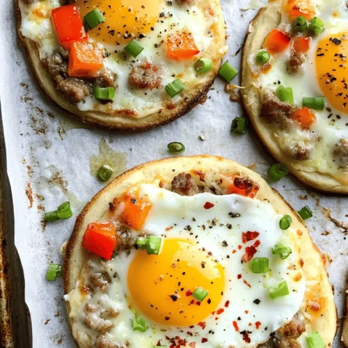 Breakfast is often hailed as the most important meal of the day, and what better way to kickstart your morning than with a breakfast pizza? This delightful dish combines the best elements of traditional breakfast foods with the fun and versatility of pizza. Imagine crispy, golden-brown English muffins topped with savory eggs, melty cheese, and your choice of hearty toppings. The English muffin serves as a perfect base, bringing a delightful texture and a lightness to the dish that is hard to resist.