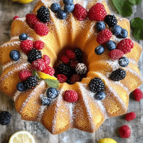 Imagine waking up to the warm and inviting aroma of freshly baked cake wafting through your kitchen. The Morning Bliss Bundt Cake is the perfect treat to brighten your mornings or serve as a delightful dessert at your next gathering. This cake is not just a feast for the senses; it embodies comfort with its soft texture, rich flavors, and beautiful presentation. Perfectly suited for celebrations, brunches, or cozy family breakfasts, this Bundt cake offers a unique twist on traditional recipes, making it a versatile addition to any cookbook.