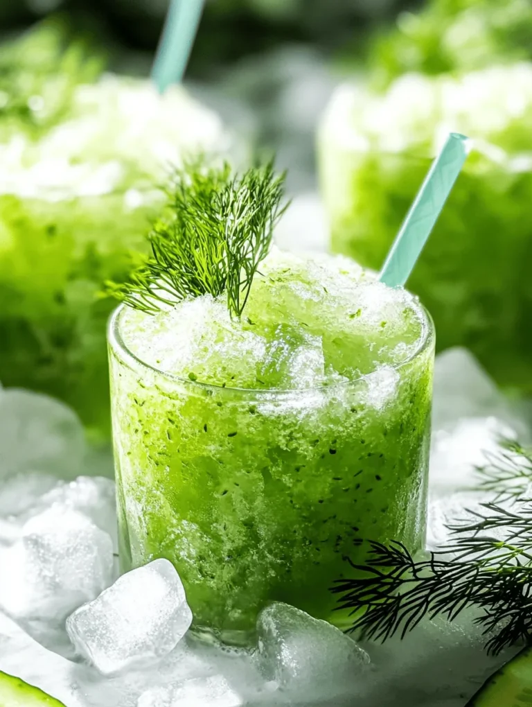 Exploring unique flavor combinations can often lead to delightful culinary discoveries. One such creation is the Refreshing Pickle Slushy, a fun twist on traditional beverages that showcases the unexpected versatility of pickle juice. Traditionally relegated to the side of our favorite sandwiches or as a tangy addition to cocktails, pickle juice has surged in popularity as an ingredient that can enhance a variety of dishes and drinks. The Refreshing Pickle Slushy takes this beloved brine to a whole new level, transforming it into a refreshing treat perfect for warm days or any occasion that calls for something a little unconventional.