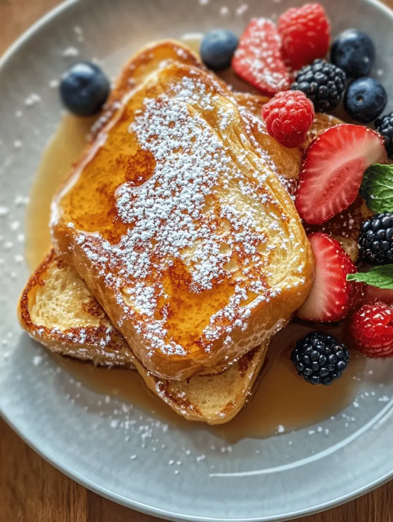 There's something undeniably delightful about the simple pleasure of making French toast at home. This classic breakfast dish transforms humble ingredients into a warm, comforting meal that is both satisfying and versatile. Whether you're preparing a cozy weekend brunch or a quick weekday breakfast, French toast offers a delightful way to start your day. With its crispy edges, fluffy center, and the sweet aroma that fills your kitchen, it’s no wonder that French toast has become a beloved staple in households around the world.