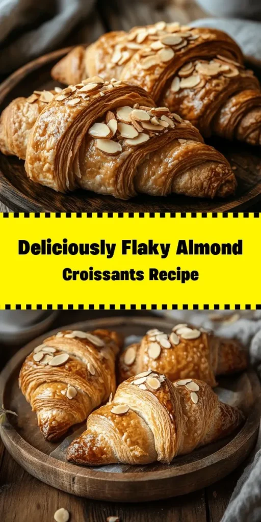 Indulge in the delightful taste of homemade almond croissants! This recipe features layers of flaky pastry, rich almond filling, and a sprinkle of sliced almonds for the perfect crunch. Begin by creating a buttery dough, then master the art of laminating for that iconic texture. With warm milk, almond extract, and a touch of sugar, these croissants are sure to impress. Perfect for breakfast or a sweet treat any time of day! Enjoy the bliss of baking with this easy step-by-step guide.