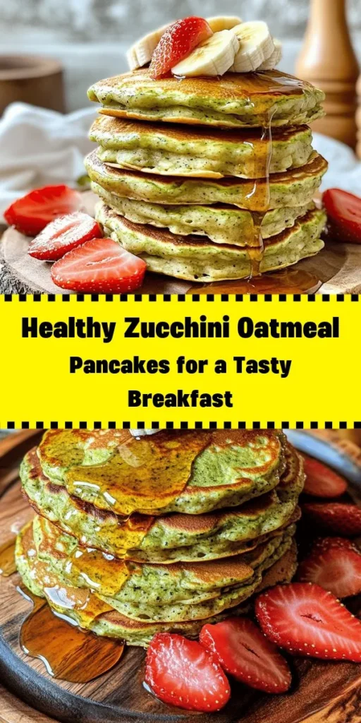 Start your day with these delicious Zucchini and Oatmeal Pancakes! Packed with wholesome ingredients like rolled oats and grated zucchini, these pancakes are both nutritious and satisfying. They are incredibly easy to make, with a blend of wet and dry ingredients coming together in just a few minutes. Perfect for a healthy breakfast or brunch, serve them warm with fresh fruit or a drizzle of maple syrup. Enjoy a tasty twist on a breakfast classic!