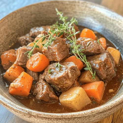 Classic Slow Cooker Pot Roast is a timeless dish that brings warmth and comfort to any table. This deeply flavorful meal, featuring tender beef and hearty vegetables, is perfect for family gatherings or cozy weeknight dinners. The rich, savory aroma that fills your kitchen as it cooks is enough to make anyone's mouth water. The slow cooking process enhances the flavors, ensuring that each bite is rich and satisfying.