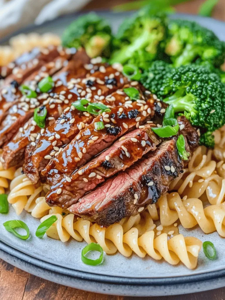 Are you searching for a dish that seamlessly combines bold flavors with a satisfying texture? Look no further than the Sticky Honey Garlic Steak and Rotini recipe! This delightful meal not only tantalizes your taste buds with the perfect balance of sweet and savory but also delivers a comforting, hearty experience that can elevate any dinner table. Whether you're planning a cozy weeknight dinner or a special occasion feast, this dish is versatile enough to impress any crowd.