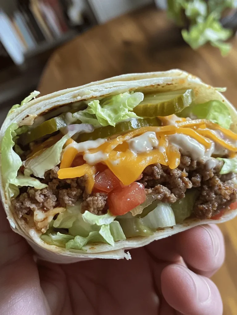 In today’s fast-paced world, everyone loves a quick and satisfying meal that doesn’t compromise on flavor. Enter the Big Mac Wraps – a delightful fusion of the iconic Big Mac flavors wrapped in a convenient tortilla. This innovative recipe captures the essence of the beloved burger while offering a portable option that is perfect for lunch, dinner, or even a picnic. Whether you're heading out on a road trip, enjoying a relaxing day at the park, or simply looking for a quick meal solution at home, these wraps are sure to satisfy your cravings.
