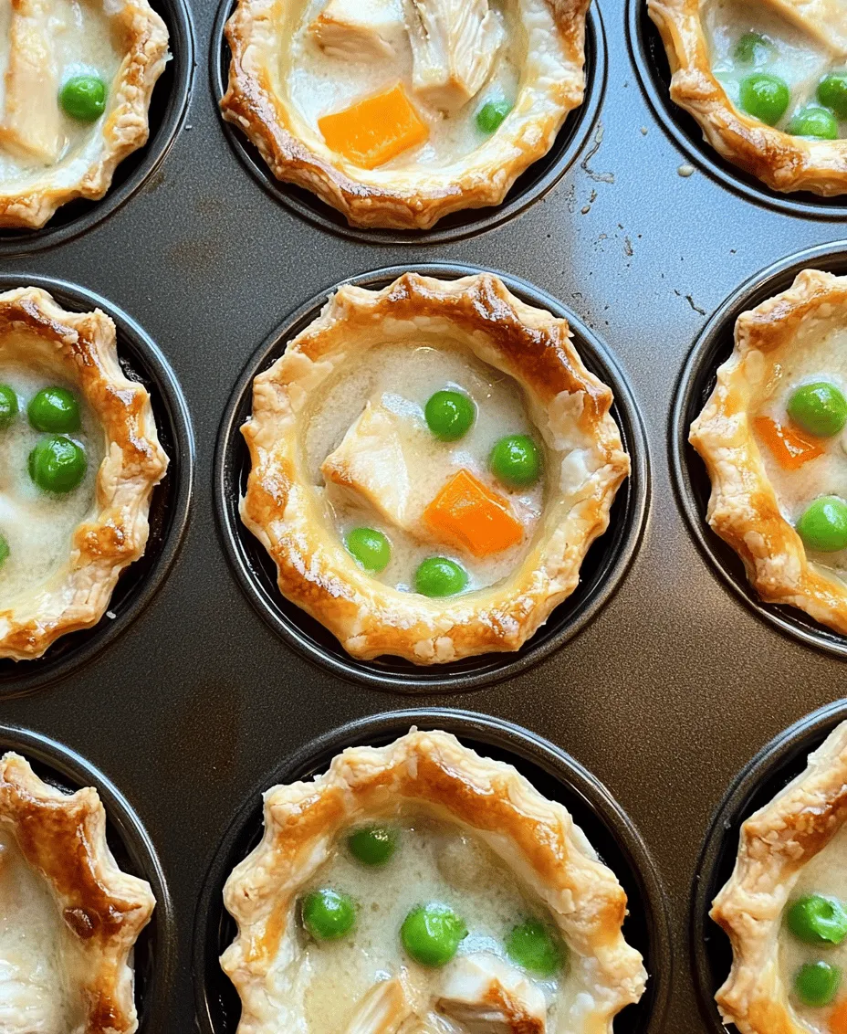 To create the perfect Cozy Mini Chicken Pot Pies, it’s essential to understand the role each ingredient plays in achieving the desired flavor and texture. Here’s a closer look at the core components that make these mini pies a standout dish.