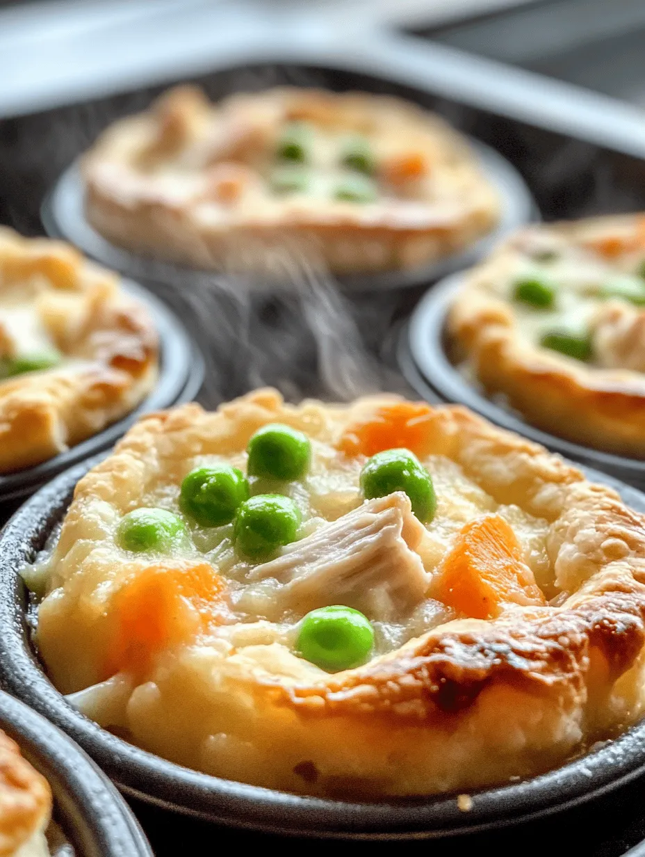 To create the perfect Cozy Mini Chicken Pot Pies, it’s essential to understand the role each ingredient plays in achieving the desired flavor and texture. Here’s a closer look at the core components that make these mini pies a standout dish.