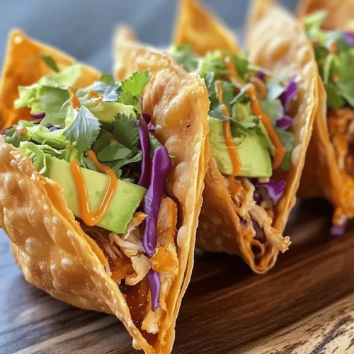 Applebee’s Chicken Wonton Tacos have carved out a beloved spot on the menus of casual dining establishments across the country. Their unique blend of flavors, textures, and appealing presentation makes them an irresistible choice for many patrons. The combination of crispy wonton wrappers filled with seasoned chicken and topped with fresh ingredients creates a delightful experience for the senses. As food enthusiasts and home cooks seek to recreate this culinary sensation in their kitchens, the journey of making Copycat Applebee’s Chicken Wonton Tacos unfolds.