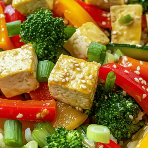 In recent years, plant-based meals have soared in popularity, capturing the attention of not only vegans and vegetarians but also those seeking healthier lifestyle choices. The shift towards a more plant-centric diet is driven by a myriad of factors, including health benefits, environmental sustainability, and ethical considerations. Incorporating more fruits, vegetables, grains, and legumes into our meals can lead to improved health outcomes and a reduced carbon footprint. One such delightful dish that embodies these principles is the Tofu Delight with Colorful Veggies. This recipe is more than just a meal; it’s a vibrant and nourishing experience that promises to satisfy your taste buds while providing essential nutrients.