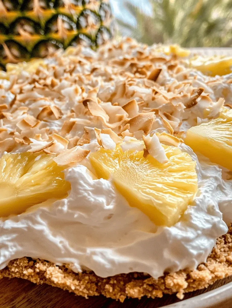 Imagine a dessert that encapsulates the essence of a tropical getaway, where the sun shines brightly, and the ocean breeze carries the sweet scent of ripe fruits. That is precisely what the Hawaiian Paradise Pie delivers. With its vibrant combination of flavors, this pie offers a delightful escape to an island paradise right from your kitchen. Whether you're hosting a summer barbecue, a festive gathering, or simply indulging in a sweet treat, this dessert is sure to impress your guests and leave them craving more.