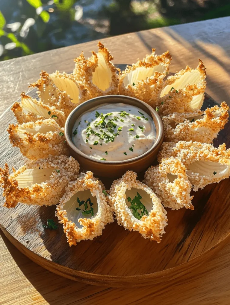 Appetizers can make or break a meal, setting the stage for the deliciousness to come. Among the myriad of options, crispy mini blooming onions stand out as a fun and enticing choice. Their captivating appearance and delightful crunch make them a favorite at gatherings, parties, and even casual dinners. Mini blooming onions are a delightful twist on the classic blooming onion, offering all the flavor and texture with a smaller, more manageable size that appeals to both children and adults alike.