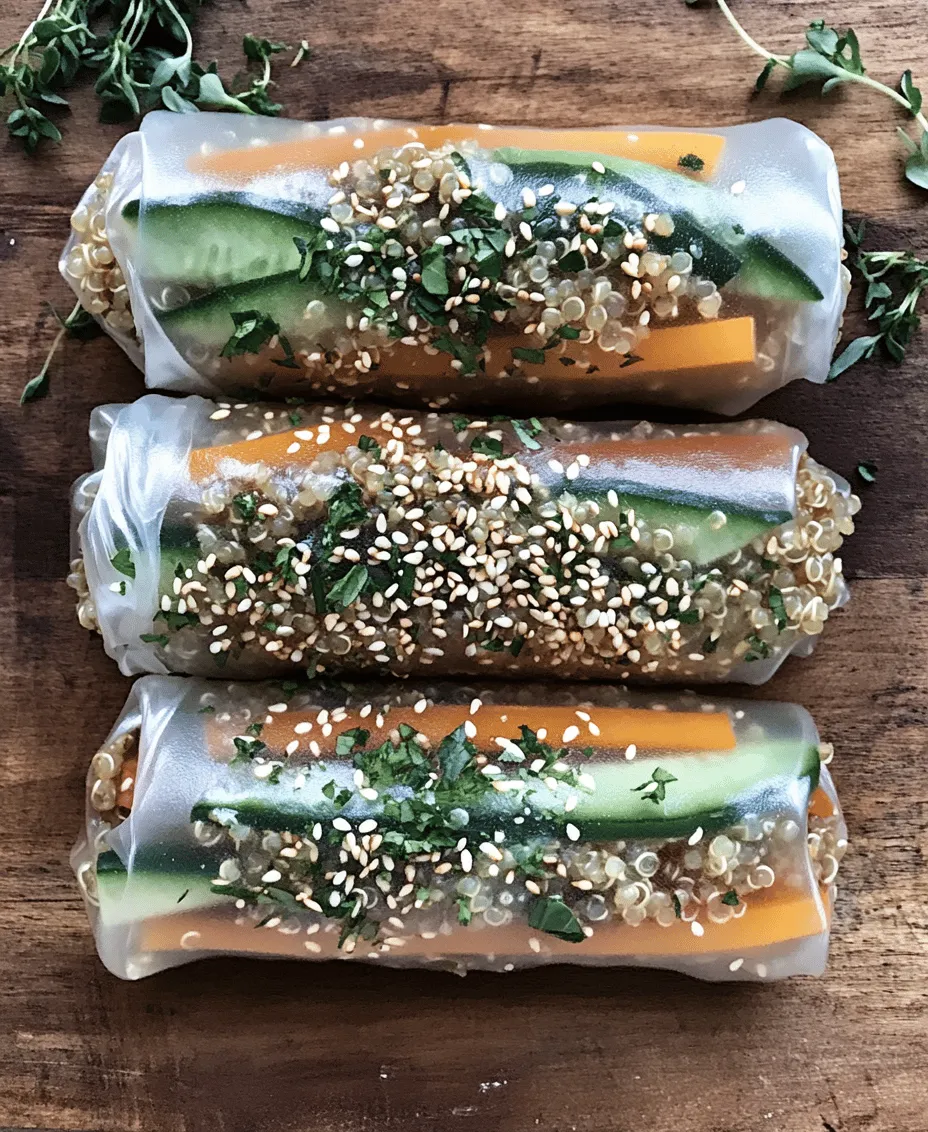 The popularity of veggie rolls has surged in recent years, reflecting a growing appreciation for plant-based eating and the desire for meals that are both satisfying and nutritious. These rolls are not just visually appealing; they are a celebration of fresh, wholesome ingredients that cater to various dietary preferences, including vegetarian and vegan diets. The combination of textures and flavors provides a delightful eating experience, while the inclusion of nutrient-dense ingredients ensures that each bite contributes to your overall well-being.