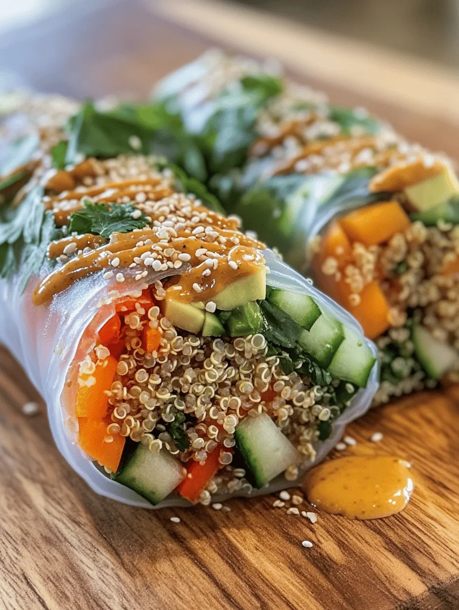 The popularity of veggie rolls has surged in recent years, reflecting a growing appreciation for plant-based eating and the desire for meals that are both satisfying and nutritious. These rolls are not just visually appealing; they are a celebration of fresh, wholesome ingredients that cater to various dietary preferences, including vegetarian and vegan diets. The combination of textures and flavors provides a delightful eating experience, while the inclusion of nutrient-dense ingredients ensures that each bite contributes to your overall well-being.