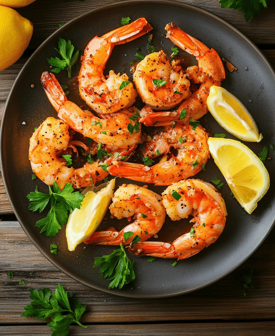 Baked Butter Lemon Shrimp is a delightful seafood dish that showcases the fresh, vibrant flavors of shrimp combined with the rich creaminess of butter and the zesty brightness of lemon. This dish is not just a feast for the palate; it is also visually appealing, with its glossy sheen and vibrant colors that can elevate any dining experience. The combination of succulent shrimp, aromatic garlic, and refreshing lemon creates a symphony of flavors that is sure to please everyone at the table.