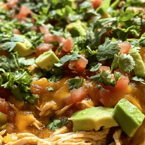 In the world of flavorful and easy-to-make weeknight dinners, Slow Cooker Queso Chicken Tacos stand out as a beloved favorite. This recipe combines the rich, creamy essence of queso with tender, shredded chicken, making it an ideal meal for busy families or anyone looking to enjoy a delicious taco night without the fuss. Using a slow cooker allows the ingredients to meld beautifully, resulting in a dish that is both satisfying and simple to prepare. Imagine coming home after a long day to the irresistible aroma of seasoned chicken mingling with cheesy goodness, ready to be served in warm tortillas.
