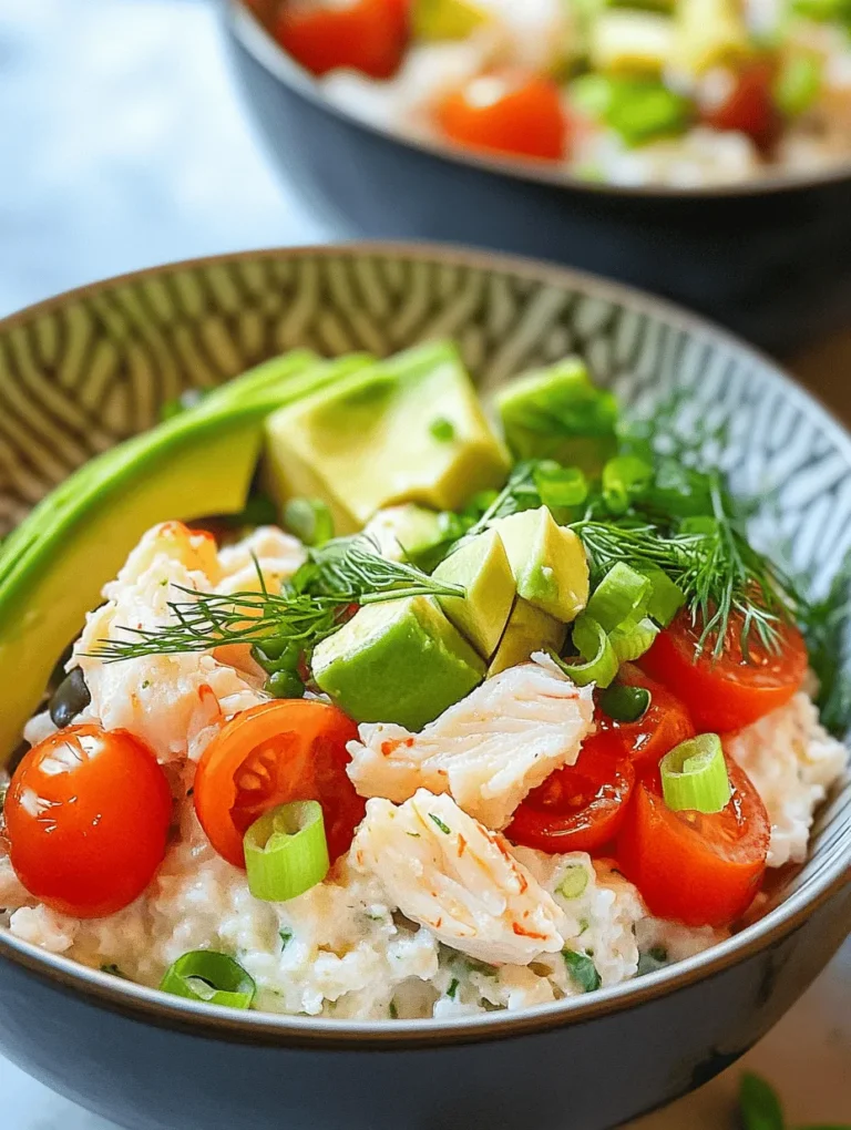 In recent years, healthy bowls have surged in popularity within contemporary cuisine, transforming the way we think about meals. These bowls are not only visually appealing but also offer a balanced combination of flavors, textures, and nutrients in a single serving. Among the myriad of bowl recipes, the Crab Cottage Cheese Bowl stands out as a delicious and nutritious option that is packed with protein and essential vitamins. This dish is perfect for anyone looking to boost their meal prep game, whether it’s for lunch at the office, a light dinner, or even a satisfying snack.