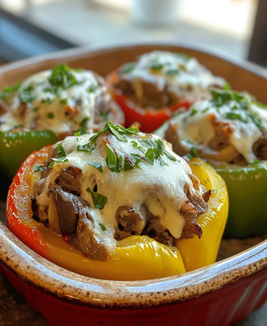 Philly Cheesesteak Loaded Stuffed Peppers are a delightful and innovative take on the iconic Philadelphia sandwich. This dish combines the rich and savory flavors of a traditional cheesesteak with the wholesome and nutritious elements of stuffed peppers, creating a meal that's not only delicious but also visually stunning. Whether you’re preparing a family dinner, hosting a gathering, or just craving something comforting, these loaded stuffed peppers offer a unique blend of flavors that pleases everyone.