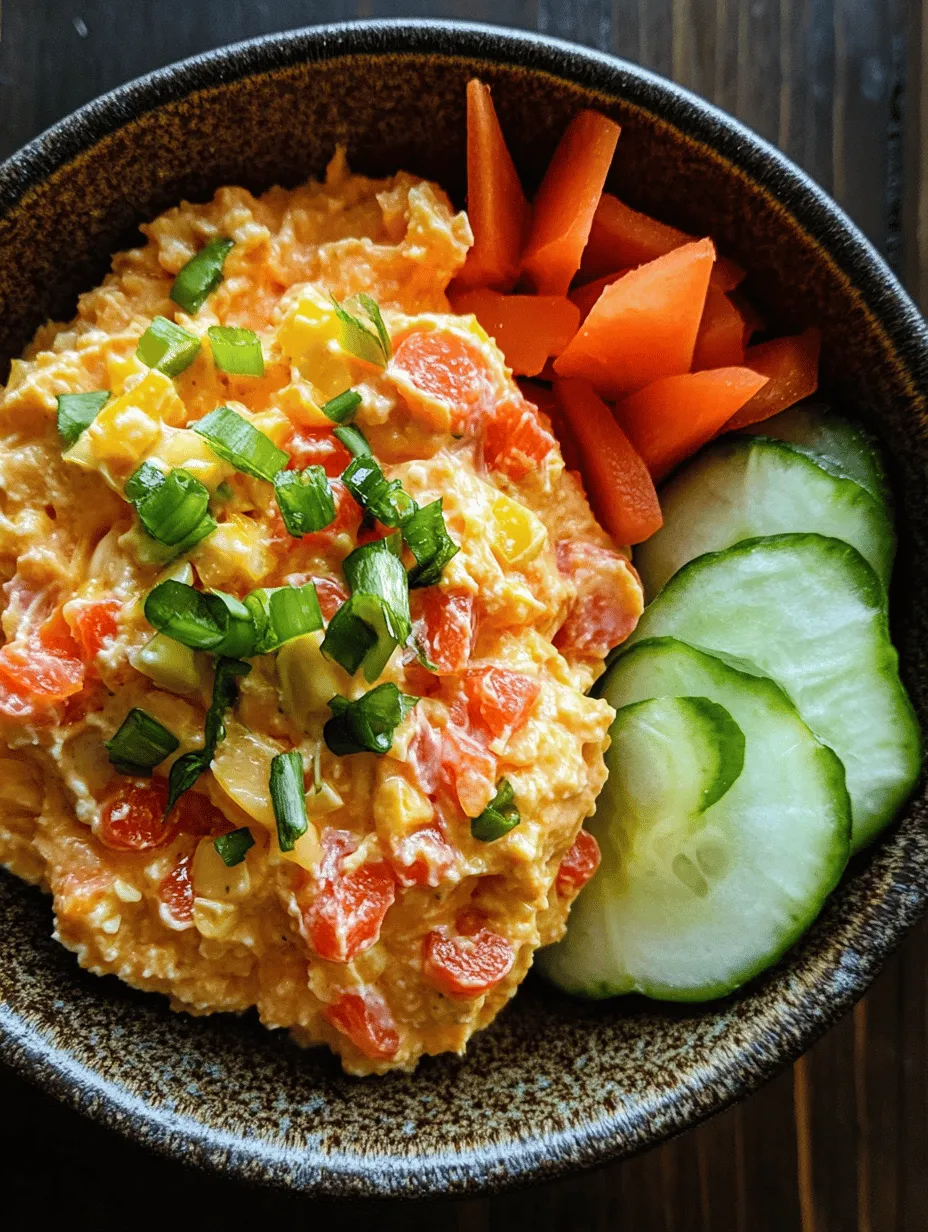Pimento cheese, often referred to as the "caviar of the South," is a beloved staple that has graced Southern kitchens for generations. This creamy, savory spread, made predominantly from cheese and pimentos, embodies the essence of Southern comfort food. Its rich history and versatility make it a go-to for everything from casual gatherings to elegant parties. In recent years, as the trend of homemade spreads gains momentum in contemporary cuisine, pimento cheese has found its way back into the spotlight.