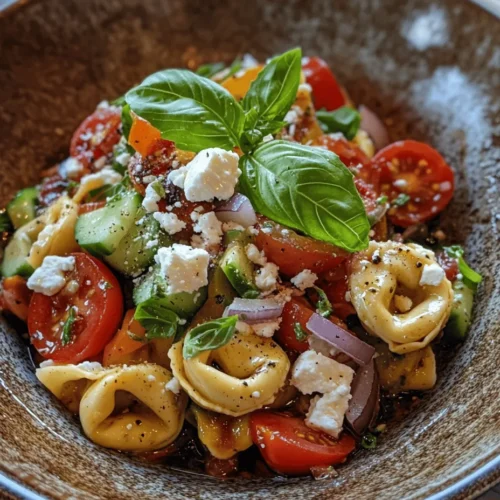 Discover the vibrant and refreshing Tortellini Pasta Salad Extravaganza, a delightful dish that marries the rich flavors of cheese tortellini with a medley of fresh vegetables and a zesty dressing. This salad is more than just a meal; it’s a celebration of flavors and textures that come together to create a visually appealing and nutritious dish. Perfect for summer gatherings, picnics, or a quick weeknight dinner, this tortellini pasta salad is sure to impress your family and friends while tantalizing their taste buds.