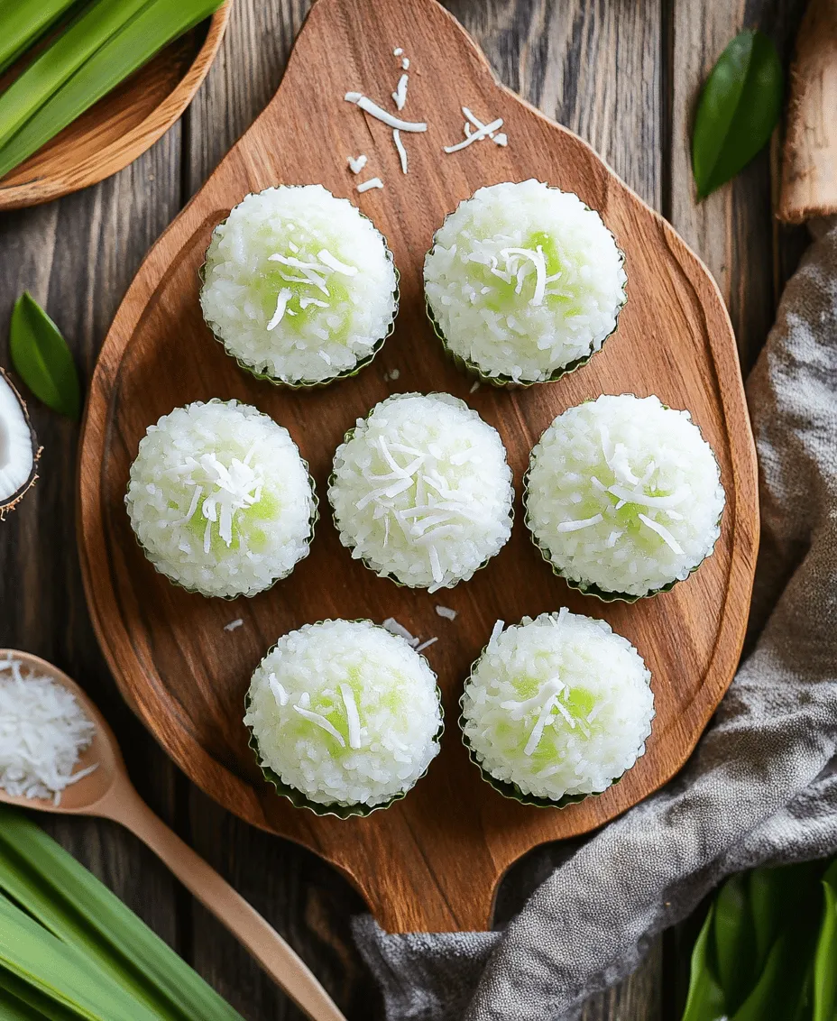 Coconut Rice Cakes are a delightful and versatile dish that can be enjoyed as a snack, dessert, or even a side dish. This recipe highlights the creamy texture and fragrant flavor of coconut milk combined with the aromatic qualities of jasmine rice. Originating from various regions in Southeast Asia, these rice cakes are not only a treat for the palate but also a connection to the rich culinary heritage of the area. They are often associated with festive occasions, family gatherings, and street food markets, making them a beloved staple in many households.