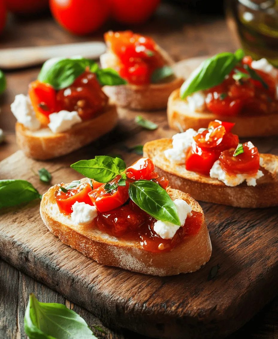 To craft the perfect Tomato Jam Bruschetta, understanding the core ingredients is essential. Each component plays a significant role in delivering the vibrant flavors that define this dish.