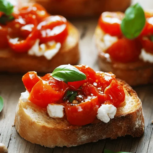 To craft the perfect Tomato Jam Bruschetta, understanding the core ingredients is essential. Each component plays a significant role in delivering the vibrant flavors that define this dish.