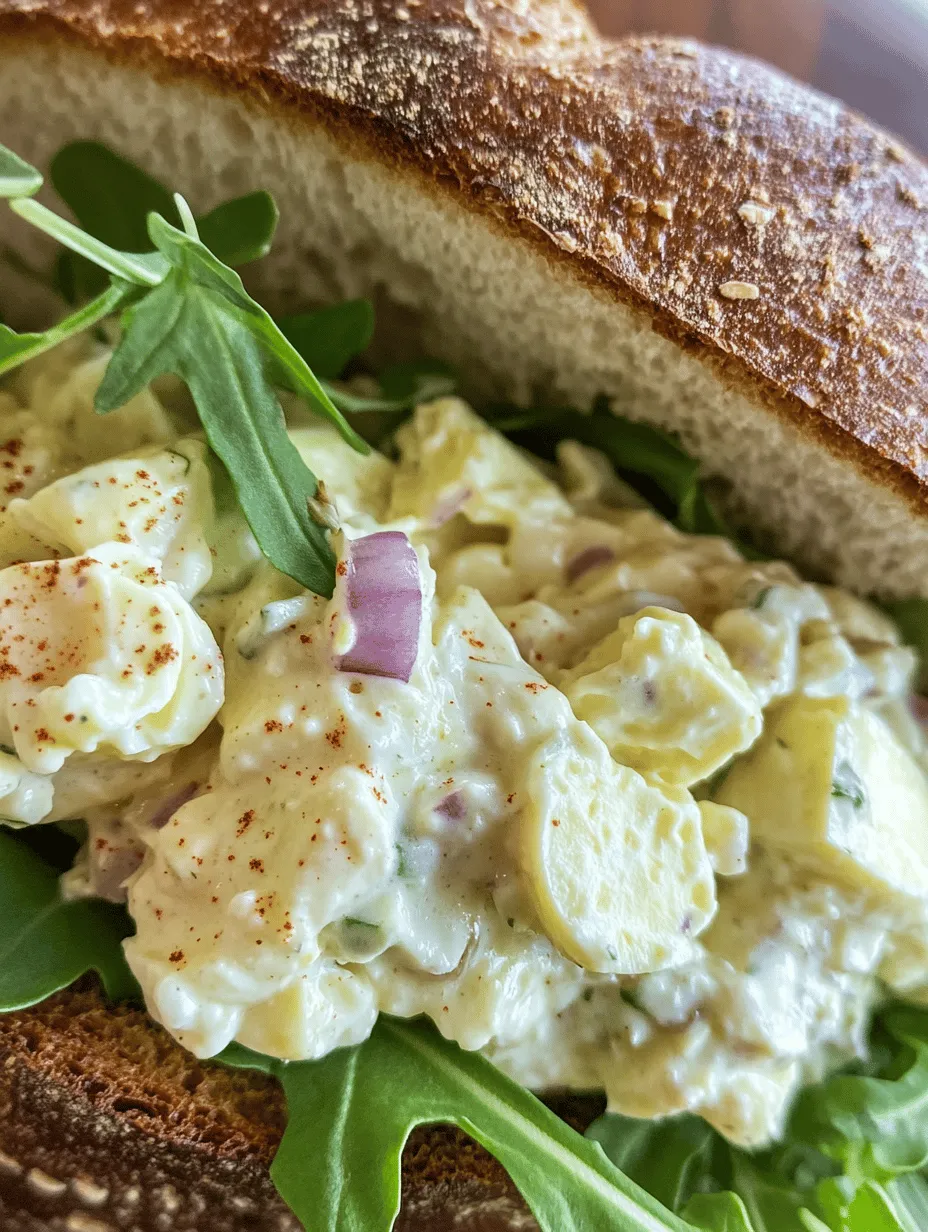The classic egg salad sandwich is a staple in many households, cherished for its simplicity and comforting flavor. Whether enjoyed on a sunny picnic day or as a quick lunch during a busy workweek, this sandwich is a delightful way to savor the rich taste of eggs combined with creamy mayonnaise and zesty ingredients. While you can find pre-made versions at delis and grocery stores, there is something uniquely satisfying about making your own egg salad from scratch. Homemade recipes not only guarantee freshness but also allow for customization to suit your personal taste preferences.