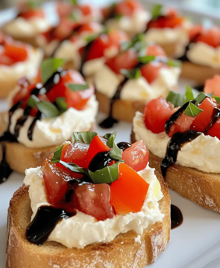 Bruschetta, an iconic Italian antipasto, has captured the hearts and palates of food lovers around the globe. This delightful dish features toasted bread topped with a variety of fresh ingredients, creating a perfect harmony of flavors and textures. While the traditional bruschetta often consists of ripe tomatoes, fresh basil, and a drizzle of olive oil, we are taking this classic to the next level with an innovative twist: whipped feta. This creamy and tangy topping not only adds depth to the dish but also makes it an irresistible option for gatherings, casual dining, and special occasions.