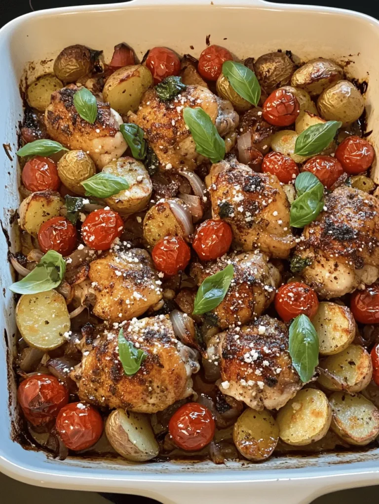 If you're searching for a comforting dish that combines the heartiness of chicken with the satisfying texture of potatoes, look no further than the Savory Italian Chicken and Potatoes Bake. This delightful casserole is not just a meal; it’s an experience that brings the essence of Italian cooking right into your home. The beauty of this recipe lies in its simplicity and the harmonious balance of flavors that come together effortlessly.