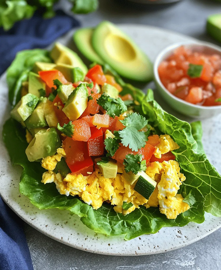 In recent years, low-carb diets have surged in popularity as more individuals seek healthier eating habits that align with their lifestyle goals. These diets emphasize reducing carbohydrate intake, often resulting in significant health benefits such as effective weight management, increased energy levels, and improved blood sugar control. As the trend continues to gain momentum, it’s essential to find meals that are not only nutritious but also satisfying and enjoyable. Enter the <strong>Low Carb Breakfast Burrito Delight</strong>—a delicious breakfast option that checks all the boxes.” /></p>
</p>
<h3>Combining Ingredients: Ensuring Even Distribution of Flavors</h3>
</p>
<p>Once you have your cooked filling ready, it’s time to combine the ingredients for the Low Carb Breakfast Burrito Delight. Begin by transferring your cooked proteins, vegetables, and spices into a large mixing bowl. This is where the magic happens. To ensure an even distribution of flavors, gently fold the ingredients together using a spatula or spoon. Be careful not to mash the ingredients; the goal is to maintain the integrity of each component while ensuring that every bite is bursting with flavor.</p>
</p>
<p>Taste your mixture at this stage, adjusting the seasoning if necessary. If you feel it needs more heat, sprinkle in some cayenne pepper or add a splash of hot sauce. For those who enjoy a smokier flavor, consider adding a pinch of smoked paprika. The key is to create a filling that is not only flavorful but also balanced, with proteins, healthy fats, and plenty of veggies.</p>
</p>
<h3>Preparing Lettuce Wraps: Importance of Using Fresh, Crisp Lettuce</h3>
</p>
<p>The next step in creating your Low Carb Breakfast Burrito Delight is preparing the lettuce wraps. Fresh, crisp lettuce is essential for providing a satisfying crunch and a refreshing contrast to the warm filling. Romaine lettuce leaves or butter lettuce are excellent choices due to their sturdy yet flexible structure.</p>
</p>
<p>To prepare the lettuce wraps, carefully wash the leaves under cold water and pat them dry with a clean kitchen towel or paper towel. This step is crucial as it prevents excess moisture from making the wraps soggy. Once dried, lay the lettuce leaves flat on a clean cutting board or plate, ready to be filled.</p>
</p>
<h3>Serving Suggestions</h3>
</p>
<h4>Creative Ways to Serve the Low Carb Breakfast Burrito Delight</h4>
</p>
<p>Your Low Carb Breakfast Burrito Delight can be served in several creative ways, making breakfast not only nutritious but also visually appealing. You can stack the filled lettuce wraps on a platter for a vibrant presentation, or arrange them individually on plates. For a fun twist, consider creating a breakfast burrito platter with an assortment of toppings and sides, allowing everyone to customize their own wraps.</p>
</p>
<h4>Options for Garnishing with Cilantro or Parsley</h4>
</p>
<p>Garnishing adds an extra layer of flavor and aesthetic appeal to your dish. Fresh cilantro or parsley can be finely chopped and sprinkled on top of your filled lettuce wraps. Not only do these herbs add a burst of color, but they also enhance the overall flavor profile of the dish. Alternatively, you can place a small bowl of chopped herbs on the side for guests to add to their liking.</p>
</p>
<h4>Ideas for Complementary Sides such as Salsa or Guacamole</h4>
</p>
<p>To elevate your breakfast experience, consider serving your Low Carb Breakfast Burrito Delight with complementary sides. A fresh guacamole made with ripe avocados, lime juice, and diced tomatoes pairs beautifully with the burrito. You can also serve a homemade salsa, combining diced tomatoes, onions, jalapeños, and a squeeze of lime for a zesty kick. These sides not only add flavor but also contribute healthy fats and additional nutrients.</p>
</p>
<h4>Pairing with Beverages: Suggested Low-Carb Drinks</h4>
</p>
<p>When it comes to beverages, opt for low-carb options that complement your breakfast. Herbal tea or a steaming cup of black coffee can enhance your meal without adding unwanted carbohydrates. You might also consider a refreshing infused water with slices of lemon or cucumber, which keeps you hydrated and adds a hint of flavor without any calories.</p>
</p>
<h3>Nutritional Information</h3>
</p>
<h4>Breakdown of the Nutritional Content per Serving</h4>
</p>
<p>Understanding the nutritional content of your Low Carb Breakfast Burrito Delight is crucial for maintaining a healthy diet. Each serving typically contains approximately:</p>
</p>
<p>– <strong>Calories</strong>: 250</p>
<p>– <strong>Protein</strong>: 20g</p>
<p>– <strong>Fats</strong>: 15g</p>
<p>– <strong>Carbohydrates</strong>: 8g</p>
<p>– <strong>Fiber</strong>: 4g</p>
</p>
<p>This breakdown highlights the dish’s balance of macronutrients, providing a satisfying and nutritious breakfast option.</p>
</p>
<h4>Comparison with Traditional Breakfast Burritos: Highlighting the Health Advantages</h4>
</p>
<p>When compared to traditional breakfast burritos, which can contain upwards of 600 calories and a significant amount of carbohydrates, the Low Carb Breakfast Burrito Delight stands out as a healthier alternative. By using lettuce wraps instead of tortillas, you significantly reduce the carb count while increasing the intake of vitamins and minerals from the fresh vegetables. This makes it an ideal option for those looking to manage their weight or maintain a low-carb lifestyle.</p>
</p>
<h3>Customization Options</h3>
</p>
<h4>Suggestions for Ingredient Substitutions Based on Dietary Preferences</h4>
</p>
<p>One of the best aspects of the Low Carb Breakfast Burrito Delight is its versatility. If you’re looking for ingredient substitutions based on dietary preferences, the possibilities are endless. For a vegan version, swap out eggs for scrambled tofu and add in plant-based protein sources like black beans or lentils. You can also add a variety of vegetables, such as bell peppers, zucchini, or spinach, to enhance the nutritional profile.</p>
</p>
<h4>How to Adjust Spice Levels for Personal Preference</h4>
</p>
<p>Spice levels can be easily adjusted to cater to personal tastes. If you prefer a milder flavor, simply reduce the amount of jalapeños or chili powder in the filling. For those who enjoy a fiery kick, consider adding fresh diced Serrano peppers or a dash of hot sauce. The beauty of this recipe is its flexibility, allowing you to tailor it to your palate.</p>
</p>
<h4>Ideas for Additional Toppings and Fillings to Enhance Flavor and Texture</h4>
</p>
<p>To enhance flavor and texture, consider adding extra toppings such as diced avocado, shredded cheese, or a dollop of sour cream. You can also include crunchy vegetables like radishes or thinly sliced cucumbers for added freshness. Creating a diverse filling with a mixture of textures will elevate your breakfast experience and keep things interesting.</p>
</p>
<h3>The Role of Breakfast in a Healthy Lifestyle</h3>
</p>
<h4>Importance of Breakfast for Overall Health and Metabolism</h4>
</p>
<p>Breakfast is often touted as the most important meal of the day, and for good reason. A healthy breakfast helps kickstart your metabolism, providing the necessary energy to fuel your morning activities. Eating a balanced meal in the morning has been linked to improved concentration, better mood, and increased productivity throughout the day.</p>
</p>
<h4>How Low-Carb Breakfasts Can Support Weight Loss and Energy Levels Throughout the Day</h4>
</p>
<p>Low-carb breakfasts like the Low Carb Breakfast Burrito Delight can be particularly beneficial for those looking to manage their weight. They help regulate blood sugar levels, keeping hunger at bay and reducing the likelihood of unhealthy snacking later in the day. The combination of protein and healthy fats keeps you feeling fuller for longer, allowing for sustained energy levels during your daily activities.</p>
</p>
<h4>Discussing the Psychological Benefits of a Nutritious Breakfast Routine</h4>
</p>
<p>Establishing a nutritious breakfast routine can also have psychological benefits. Starting your day with a wholesome meal can set a positive tone, making you feel accomplished and motivated. It creates a sense of well-being and encourages healthier choices throughout the day. Additionally, taking time to enjoy your breakfast can serve as a mindful practice, allowing you to appreciate the food and nourish your body.</p>
</p>
<h3>Conclusion</h3>
</p>
<p>In summary, the Low Carb Breakfast Burrito Delight stands out as a delicious and health-conscious breakfast option that can easily be incorporated into your daily meal planning. With its balanced nutritional profile and customizable nature, it caters to various dietary needs and preferences while offering a satisfying start to your day. By embracing such wholesome recipes, you not only support your health goals but also cultivate a mindful approach to eating that celebrates the joy of food.</p>
</p>
<p>Incorporating low-carb breakfasts into your routine can enhance your overall well-being, providing the energy and focus needed to tackle the day ahead. So, gather your ingredients, get creative with your fillings, and enjoy the delightful experience of a nourishing breakfast that aligns with your health objectives.</p>
<div id=