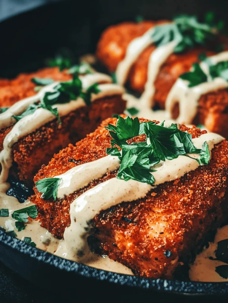 If you’re searching for a dish that marries bold flavors with healthy ingredients, look no further than blackened salmon with creamy Dijon sauce. This recipe not only tantalizes the taste buds but also offers a delightful contrast of textures, making it a standout choice for any meal. The salmon, with its rich, buttery flavor, becomes a canvas for a blend of spices that creates a crispy, charred crust, while the creamy Dijon sauce adds a tangy smoothness that elevates the dish to gourmet status.