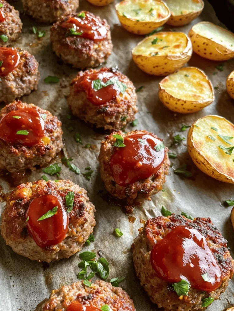 When it comes to comfort food, few meals evoke the same sense of warmth and nostalgia as a classic meatloaf. This beloved dish has graced dinner tables for generations, offering a hearty and satisfying option that is both delicious and easy to prepare. In our fast-paced world, where family time and home-cooked meals can sometimes feel like a luxury, the Mini Meatloaf Wonders with Crispy Potatoes emerges as a perfect solution.