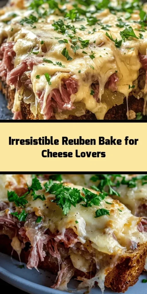 Indulge in this delicious Reuben Bake Delight that combines all your favorite Reuben ingredients into a cozy, comforting dish. With layers of corned beef, sauerkraut, Swiss cheese, and cubed rye bread, it's a savory feast perfect for gatherings or weeknight dinners. Easy to prepare and simply baked to golden perfection, this hearty recipe is sure to delight your family and friends. Don't miss out on this tasty twist on a classic!