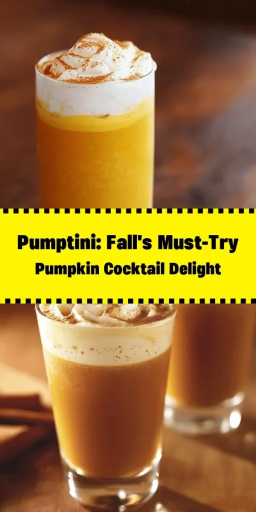 Elevate your fall gatherings with the delicious Pumptini cocktail! This creamy concoction blends pumpkin puree, vodka, and pumpkin pie spice liqueur for the ultimate autumn flavor. With just a few minutes of prep, you’ll shake up a drink that’s as delightful to look at as it is to sip. Garnish with whipped cream and a sprinkle of cinnamon for a festive touch that’s perfect for any celebration. Cheers to the season!