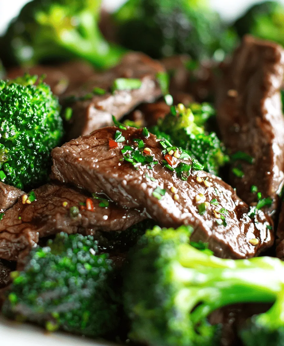Savory Beef & Broccoli Delight is a cherished dish in Asian cuisine, renowned for its delightful combination of flavors and textures. This stir-fry classic has secured its place on dinner tables across the globe, appealing to food lovers with its quick preparation and nutritious profile. The dish features tender slices of beef paired with vibrant green broccoli, all coated in a rich sauce that balances savory, sweet, and umami notes perfectly.