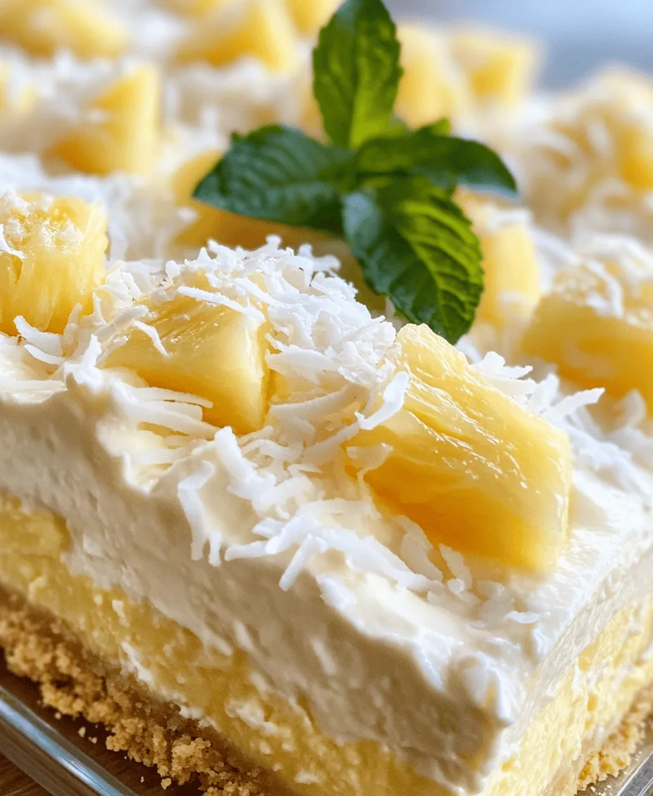 When the sun is shining, and the temperatures rise, there’s nothing quite like enjoying a light, refreshing dessert to cool you down. No-bake desserts have surged in popularity, offering a delightful alternative to traditional baked goods that often require preheating the oven and lengthy cooking times. One standout recipe that perfectly embodies the essence of a no-bake treat is the Tropical Bliss No Bake Pineapple Cream Dessert. This dessert is a vibrant and tropical medley that combines the sweet, juicy flavor of pineapple with a smooth and creamy texture, making it the ideal indulgence for warm weather or festive gatherings.