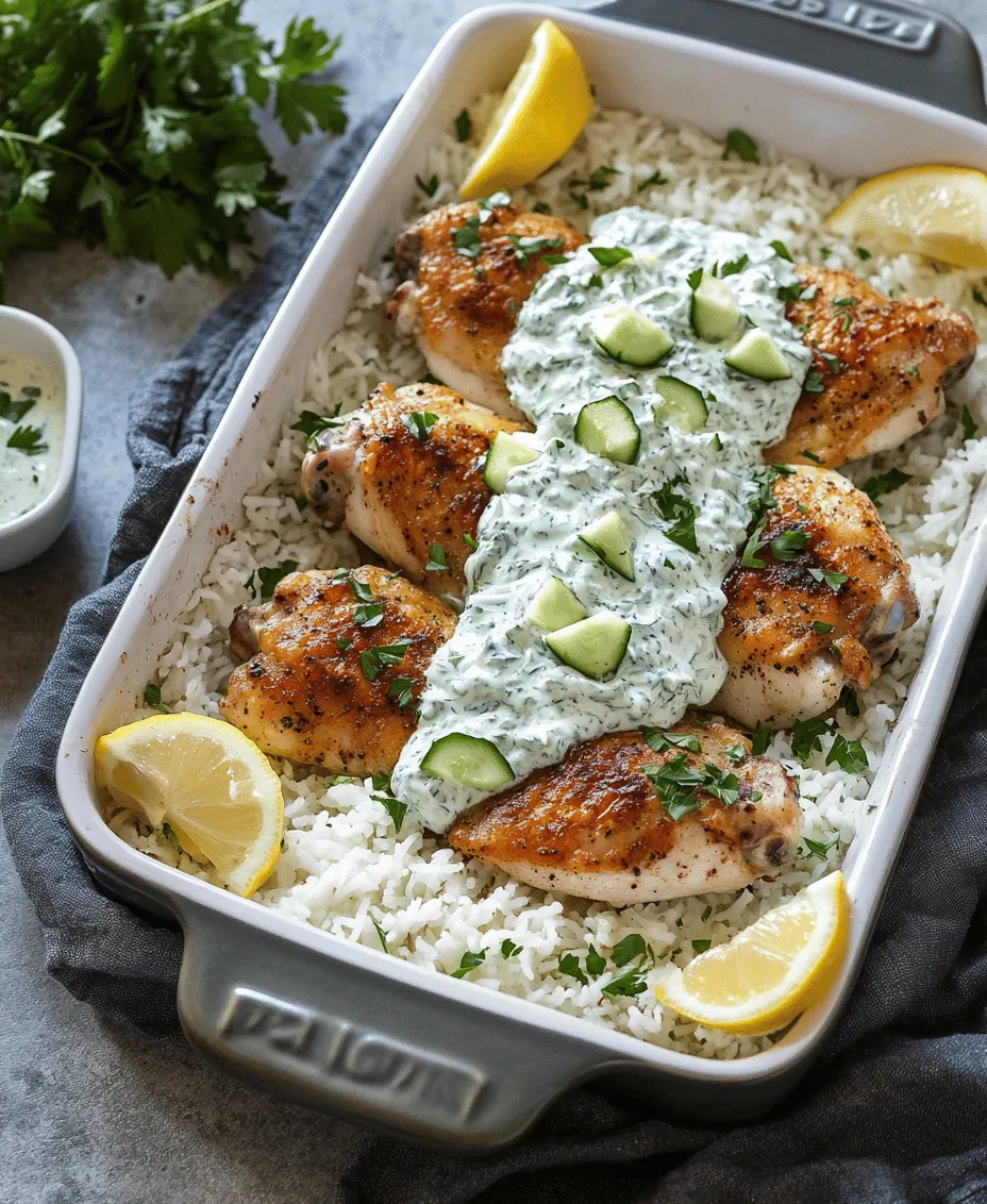 In today’s fast-paced world, finding the perfect balance between convenience and flavor can often feel like an uphill battle, especially when it comes to meal prep. Enter the Dump-and-Bake Chicken Tzatziki with Rice, a delightful fusion of Mediterranean flavors that simplifies weeknight dinners without compromising on taste. This one-pan dish not only saves you time in the kitchen but also allows you to enjoy a vibrant meal that bursts with fresh ingredients and wholesome goodness.