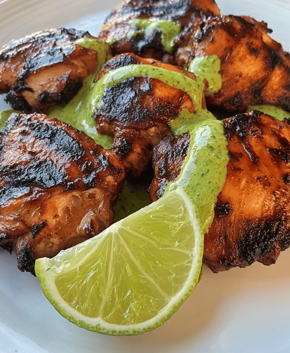 Peruvian cuisine is a vibrant tapestry woven from indigenous ingredients, Spanish colonial influences, and the culinary traditions of immigrants from Asia, Europe, and Africa. This rich heritage results in a diverse array of flavors and textures that delight the palate. Among the many dishes that showcase the essence of Peruvian cooking, <strong>Peruvian Grilled Chicken with Creamy Green Sauce</strong> stands out for its simplicity and bold flavors. This recipe encapsulates the heart of Peruvian gastronomy, offering a delicious and easy-to-make option that is perfect for both everyday meals and special occasions.” /></p>
</p>
<h3>Ingredients for Creamy Green Sauce</h3>
</p>
<p>Creating the perfect creamy green sauce to accompany your Peruvian grilled chicken involves a few key ingredients that deliver freshness and flavor. The main components include:</p>
</p>
<p>– <strong>Cilantro</strong>: The star of the sauce, cilantro adds a burst of freshness and vibrant green color. This herb is crucial in Peruvian cuisine and enhances the overall taste profile of the dish.</p>
</p>
<p>– <strong>Mayonnaise and Greek yogurt</strong>: These ingredients work together to provide a creamy texture and a tangy flavor that balances the richness of the chicken. Mayonnaise adds a smooth consistency, while Greek yogurt introduces a slight tartness, making the sauce both indulgent and refreshing.</p>
</p>
<p>– <strong>Jalapeño</strong>: This ingredient allows for customization of the spice level in your sauce. Depending on your heat preference, you can adjust the amount of jalapeño used, ensuring everyone at the table can enjoy the dish.</p>
</p>
<p>– <strong>Garlic and lime juice</strong>: These ingredients serve to enhance the flavor balance of the sauce. Garlic adds depth and aroma, while lime juice introduces acidity, which brightens up the overall flavor.</p>
</p>
<h3>Tips for Adjusting the Sauce’s Spiciness and Creaminess</h3>
</p>
<p>To tailor the creamy green sauce to your liking, consider the following tips:</p>
</p>
<p>1. <strong>For a Creamier Sauce</strong>: Increase the ratio of mayonnaise to Greek yogurt, or add more yogurt for a thicker consistency. You can also blend in a bit of avocado for added creaminess.</p>
</p>
<p>2. <strong>To Reduce Spice</strong>: If you prefer a milder sauce, remove the seeds and membranes from the jalapeño before adding it to the mix. Alternatively, you can use a milder pepper, such as a poblano, for a touch of flavor without the heat.</p>
</p>
<p>3. <strong>For Extra Zing</strong>: If you enjoy a more pronounced tang, consider adding a splash of vinegar or extra lime juice. A dash of honey can also balance out the heat if you find the sauce too spicy.</p>
</p>
<h3>Grilling the Chicken</h3>
</p>
<p>Grilling the chicken is a pivotal step in achieving the authentic flavors of this dish. Here’s how to do it right:</p>
</p>
<h4>Importance of Preheating the Grill and Cooking at the Right Temperature</h4>
</p>
<p>Preheating your grill is essential for achieving those beautiful grill marks and ensuring proper cooking. Aim for a medium-high heat, around 400°F to 450°F (204°C to 232°C). This temperature range allows the chicken to sear beautifully while cooking through evenly.</p>
</p>
<h4>Step-by-Step Grilling Instructions</h4>
</p>
<p>1. <strong>Prepare the Grill</strong>: Clean and oil the grill grates to prevent sticking. This step ensures that your chicken will come off the grill easily and retain its juices.</p>
</p>
<p>2. <strong>Grill the Chicken</strong>: Place the marinated chicken on the preheated grill. Cook for about 6-8 minutes on one side without moving it, allowing it to develop those coveted grill marks.</p>
</p>
<p>3. <strong>Flip the Chicken</strong>: After the first side is nicely charred, flip the chicken over and cook for an additional 6-8 minutes. For thicker cuts, you may need to adjust the cooking time accordingly.</p>
</p>
<p>4. <strong>Check for Doneness</strong>: Use a meat thermometer to check the internal temperature of the chicken. It should reach 165°F (74°C) for safe consumption. If it hasn’t, continue grilling, checking every couple of minutes.</p>
</p>
<p>5. <strong>Remove and Rest</strong>: Once the chicken has reached the desired internal temperature, remove it from the grill and allow it to rest for about 5-10 minutes. This resting period allows the juices to redistribute, ensuring a moist and flavorful bite.</p>
</p>
<h4>Safety Tips for Ensuring Chicken is Cooked to the Right Temperature</h4>
</p>
<p>– Always use a clean meat thermometer to avoid cross-contamination.</p>
<p>– Insert the thermometer into the thickest part of the chicken, avoiding bone.</p>
<p>– If you’re grilling different cuts of chicken, remember that cooking times may vary.</p>
</p>
<h3>Serving Suggestions</h3>
</p>
<p>When it comes to serving your Peruvian grilled chicken with creamy green sauce, presentation and accompaniments are key to creating an enticing meal.</p>
</p>
<h4>Ideas for Side Dishes</h4>
</p>
<p>Pair your grilled chicken with flavorful side dishes that complement the spices and richness of the sauce. Here are some popular choices:</p>
</p>
<p>– <strong>Peruvian Rice</strong>: Flavored with cilantro and lime, this rice dish serves as the perfect base for your chicken.</p>
<p>– <strong>Grilled Vegetables</strong>: Bell peppers, zucchini, and corn on the cob enhance the meal with a colorful, nutritious touch.</p>
<p>– <strong>Quinoa Salad</strong>: A refreshing salad with tomatoes, cucumbers, and a light vinaigrette can balance the richness of the chicken.</p>
<p>– <strong>Fried Plantains</strong>: Sweet and savory fried plantains add a delightful crunch and sweetness that pairs well with the spicy elements of the dish.</p>
</p>
<h4>Presentation Tips for Plating the Dish Attractively</h4>
</p>
<p>– <strong>Layering</strong>: Start with a base of rice or quinoa, then place the sliced grilled chicken on top. Drizzle generously with the creamy green sauce for a visually appealing effect.</p>
<p>– <strong>Color Contrast</strong>: Use colorful vegetables and herbs for garnish. The vibrant greens of cilantro and the bright yellows of plantains or red of tomatoes create an eye-catching plate.</p>
<p>– <strong>Serving Bowls</strong>: Consider serving the creamy green sauce in a small bowl alongside the chicken to allow guests to add as much sauce as they desire.</p>
</p>
<h4>Suggestions for Garnishing</h4>
</p>
<p>– <strong>Lime Wedges</strong>: Place lime wedges on the plate for a fresh squeeze of citrus over the chicken.</p>
<p>– <strong>Fresh Herbs</strong>: Sprinkle additional chopped cilantro or parsley over the dish for added color and flavor.</p>
</p>
<h3>Cultural Context and Popularity</h3>
</p>
<p>Grilled chicken holds a special place in Peruvian cuisine, celebrated for its bold flavors and versatility. Known locally as “Pollo a la Brasa,” this dish has become a national favorite, often enjoyed at family gatherings, celebrations, and casual meals alike.</p>
</p>
<h4>Insights into the Popularity of Grilled Chicken in Peruvian Cuisine</h4>
</p>
<p>Pollo a la Brasa is renowned for its unique marinade that often includes spices like cumin, paprika, and garlic, giving the chicken its distinctive taste. Served with a side of creamy green sauce, it embodies the essence of Peruvian cooking—rich, flavorful, and deeply satisfying.</p>
</p>
<h4>Discussion of Similar Dishes in Other Latin American Cultures</h4>
</p>
<p>Similar grilled chicken dishes can be found throughout Latin America. For instance, in Mexico, “Pollo Asado” features marinated chicken grilled and often served with salsas and tortillas. In Brazil, “Frango na Brasa” shares the grilling technique, highlighting regional spices and marinades.</p>
</p>
<h4>The Role of Grilled Chicken and Sauces in Family Gatherings and Celebrations</h4>
</p>
<p>Grilled chicken is often a centerpiece at gatherings, symbolizing togetherness and sharing. The act of grilling itself brings family and friends together, fostering a communal atmosphere. Accompanying sauces add layers of flavor and personalization, allowing everyone to enjoy the dish in their unique way.</p>
</p>
<h3>Conclusion</h3>
</p>
<p>The Peruvian grilled chicken with creamy green sauce is an exceptional dish that showcases the vibrant flavors of Peru. Its easy preparation, combined with the flexibility of the creamy green sauce, makes it a versatile choice for any occasion—whether a casual weeknight dinner or a festive family gathering.</p>
</p>
<p>This recipe invites you to explore the rich culinary traditions of Peru while allowing for personal customization. So gather your ingredients, fire up the grill, and enjoy the delicious experience of cooking and sharing this delightful dish with your loved ones. The journey into Peruvian flavors is just beginning, and this grilled chicken recipe is a perfect starting point for your culinary adventure.</p>
<div id=