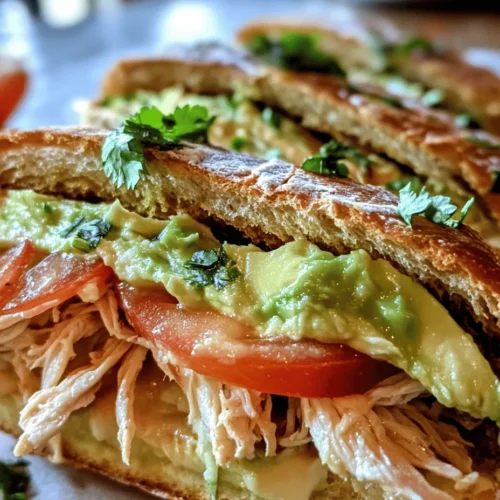 In the realm of quick and satisfying meals, the Chicken Avocado Melt Sandwich stands out as a delicious option that merges flavor and nutrition. This tantalizing sandwich features a medley of ingredients that not only provide a hearty meal but also pack a punch when it comes to health benefits. With its combination of lean protein, healthy fats, and fresh vegetables, this recipe is a perfect choice for anyone looking to enjoy a wholesome lunch or dinner without spending hours in the kitchen.