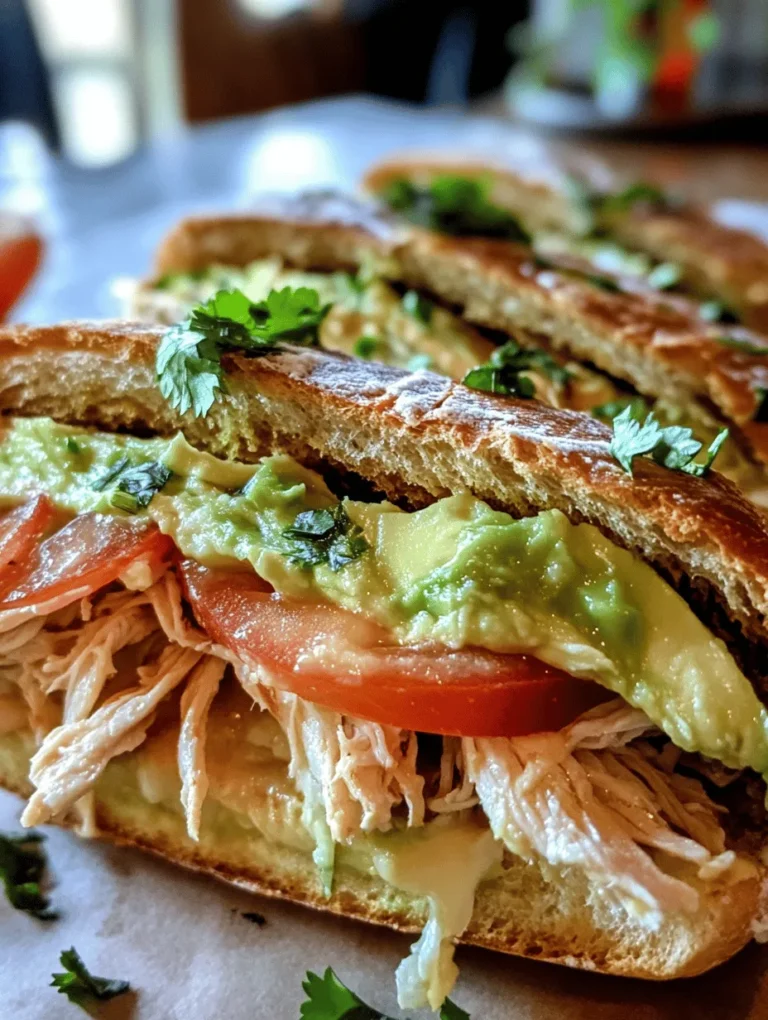 In the realm of quick and satisfying meals, the Chicken Avocado Melt Sandwich stands out as a delicious option that merges flavor and nutrition. This tantalizing sandwich features a medley of ingredients that not only provide a hearty meal but also pack a punch when it comes to health benefits. With its combination of lean protein, healthy fats, and fresh vegetables, this recipe is a perfect choice for anyone looking to enjoy a wholesome lunch or dinner without spending hours in the kitchen.