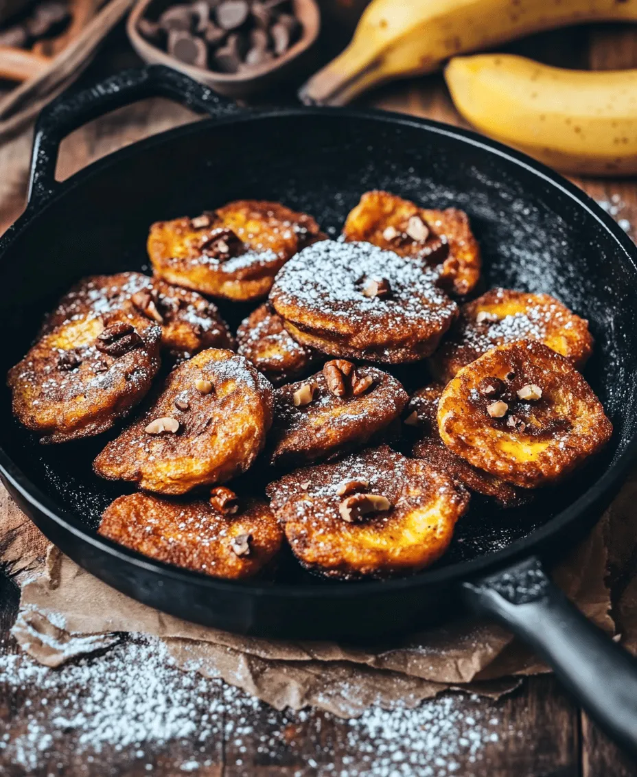 Banana fritters are more than just a culinary delight; they are a beloved comfort food that evokes memories of home and family gatherings. With their crispy exterior and soft, sweet interior, these delightful treats have captured the hearts of many across the globe. Whether enjoyed as a snack, dessert, or breakfast option, banana fritters are incredibly versatile and can easily be tailored to suit various dietary preferences, making them a fantastic addition to any kitchen repertoire.