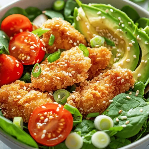 The Bang Bang Chicken Bowl is a vibrant and flavorsome dish that has recently captured the hearts (and stomachs) of home cooks everywhere. As culinary enthusiasts increasingly gravitate toward Asian-inspired recipes, this bowl stands out as a perfect example of how to combine crispy chicken with fresh greens and a spicy sauce. Each component of the Bang Bang Chicken Bowl contributes to a delightful medley of flavors and textures that is both satisfying and visually appealing.