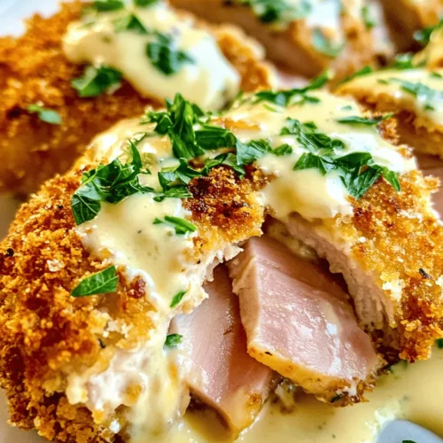 If you're looking for a dish that perfectly balances elegance and comfort, look no further than Chicken Cordon Bleu. This classic recipe brings together the savory flavors of tender chicken, salty ham, and creamy Swiss cheese, all enveloped in a golden, crispy coating. The appeal of Chicken Cordon Bleu lies not only in its delightful combination of textures and tastes but also in its versatility. It's a dish that can easily transition from a cozy weeknight dinner to an impressive centerpiece for a special occasion.