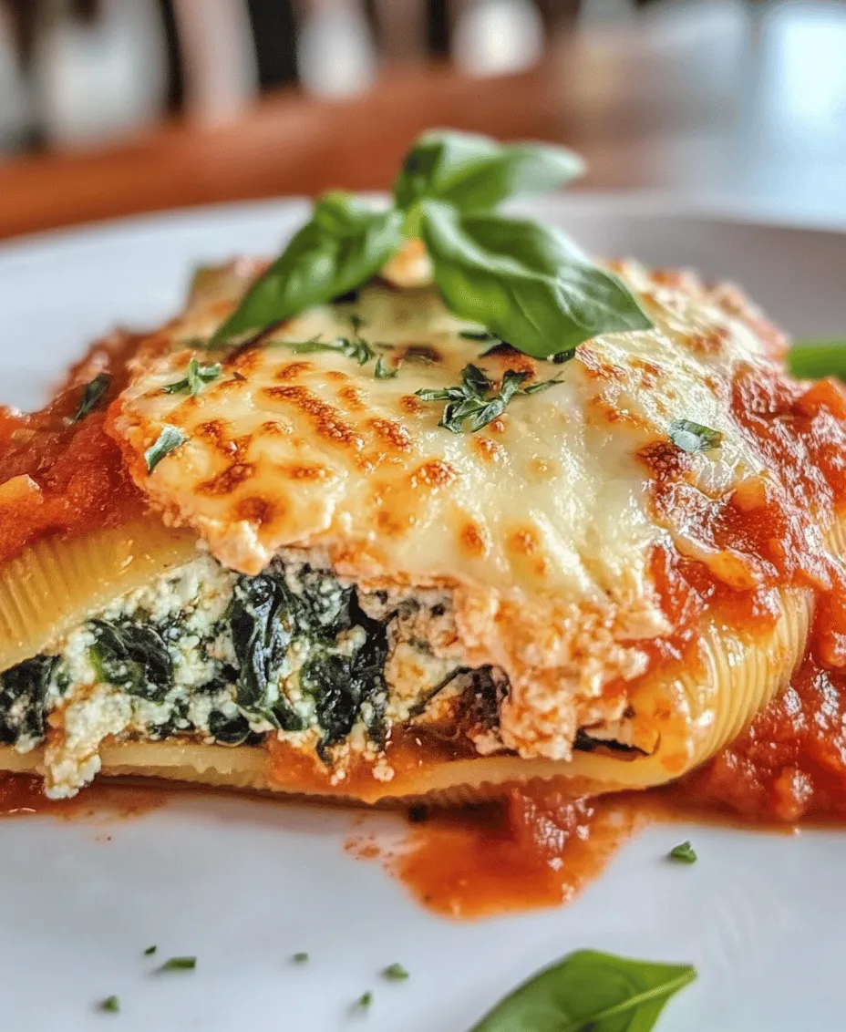 In the world of comfort food, few dishes can compare to the warmth and satisfaction of a hearty pasta bake. Spinach and Ricotta Stuffed Shells, affectionately known as 