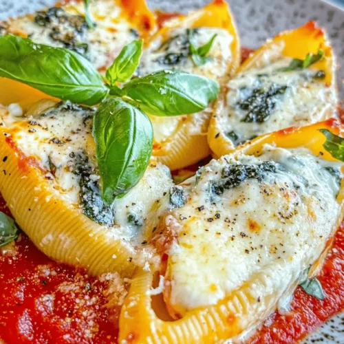 In the world of comfort food, few dishes can compare to the warmth and satisfaction of a hearty pasta bake. Spinach and Ricotta Stuffed Shells, affectionately known as "Stuffed Wonders," offer a delightful fusion of creamy cheese, fresh greens, and savory marinara sauce wrapped in tender jumbo pasta shells. This dish not only tantalizes your taste buds but also provides a nutritious meal packed with flavor and goodness. Whether you're preparing a family dinner or hosting friends, these stuffed shells are sure to impress with their rich textures and vibrant colors.