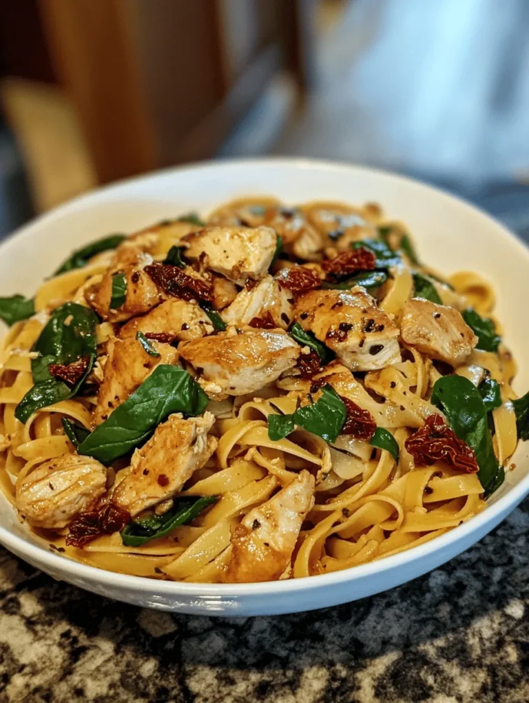 To truly appreciate the beauty of Tuscan Chicken Pasta, it's essential to understand the role of each ingredient. Here’s a closer look at what makes this dish so special: