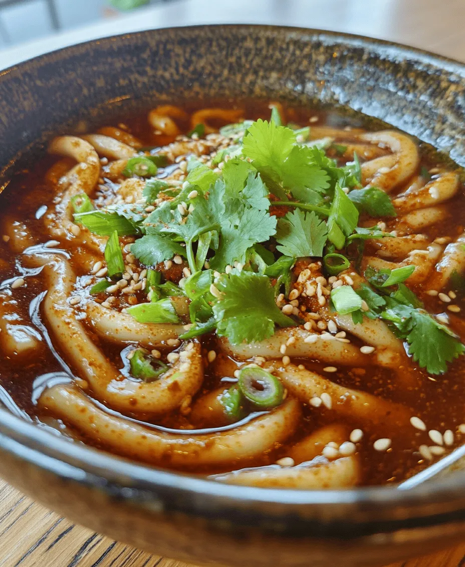 Udon noodles are a beloved staple of Asian cuisine, particularly renowned for their thick, chewy texture and versatility in a variety of dishes. Originating from Japan, these wheat-based noodles have captured hearts and appetites worldwide, often serving as the base for comforting soups, stir-fries, and salads. Their ability to absorb flavors makes them an ideal canvas for a range of sauces and ingredients, which is why they are perfect for quick and easy meals.